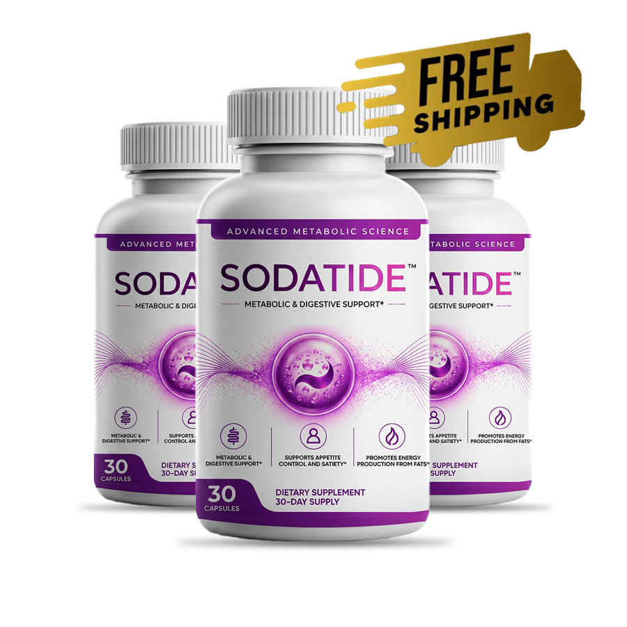 SodaTide gut health synbiotic capsules